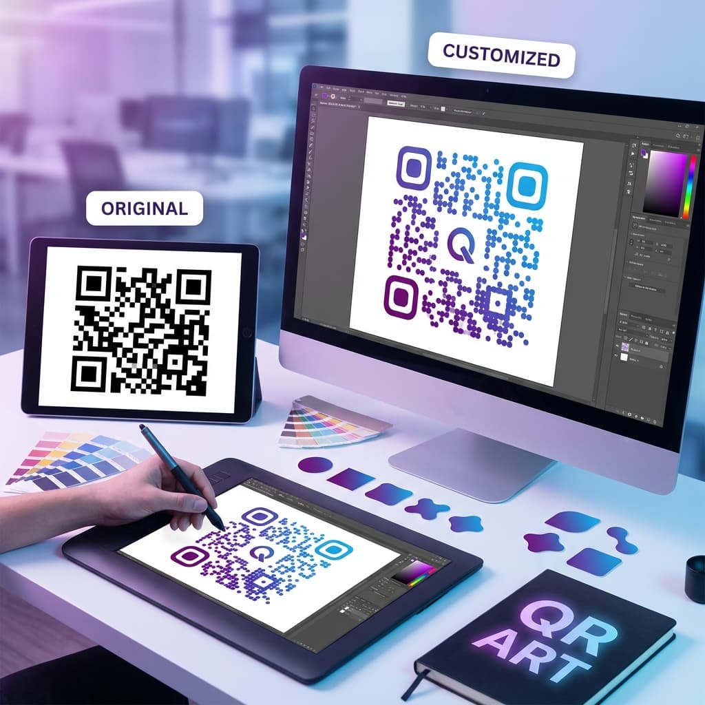 QRコードデザインのヒント:目立つコードを作る